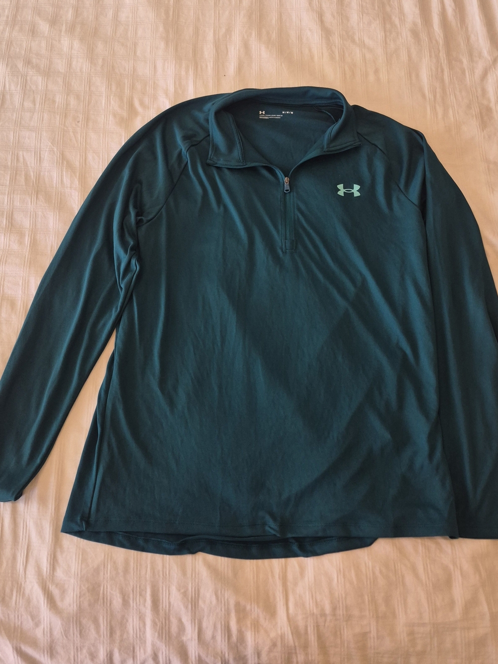 Under Armour Men’s Teal 1/4 Zip Performance Pullover